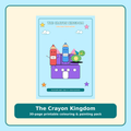 The Crayon Kingdom printable colouring and painting pack cover preview